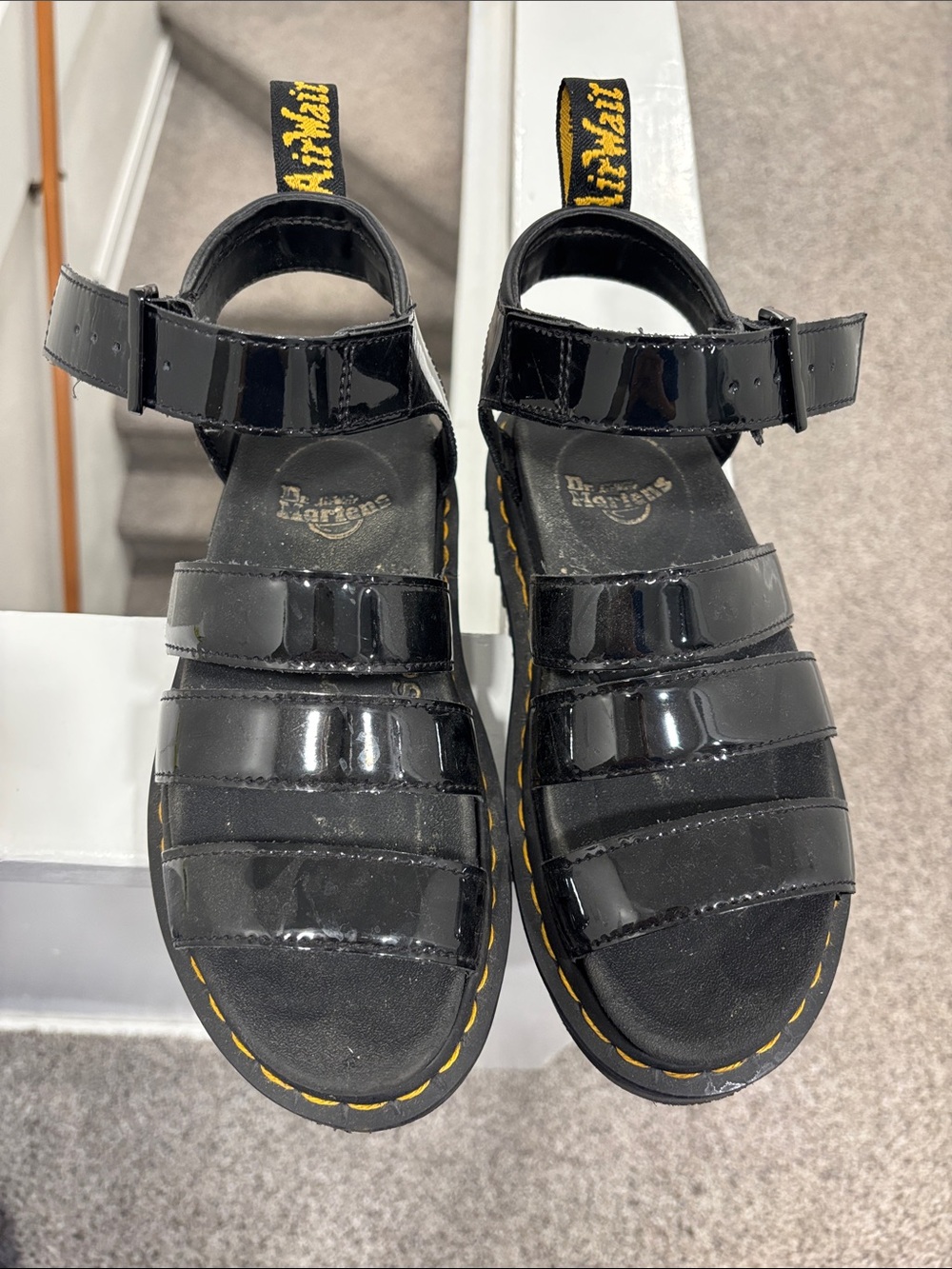 Dr. Martens Black Sandals